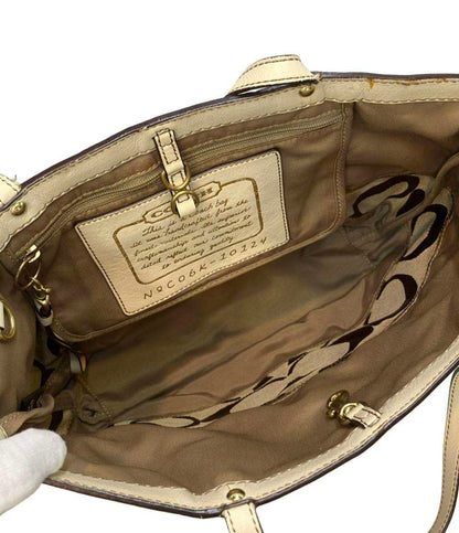 COACH トートバッグ ラージシグネチャー 10124 レディース コーチ
