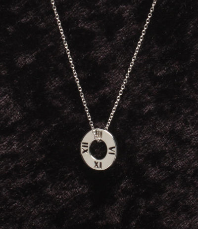 美品 ティファニー ネックレス SV925 アトラス ピアスド サークル レディース TIFFANY&Co.