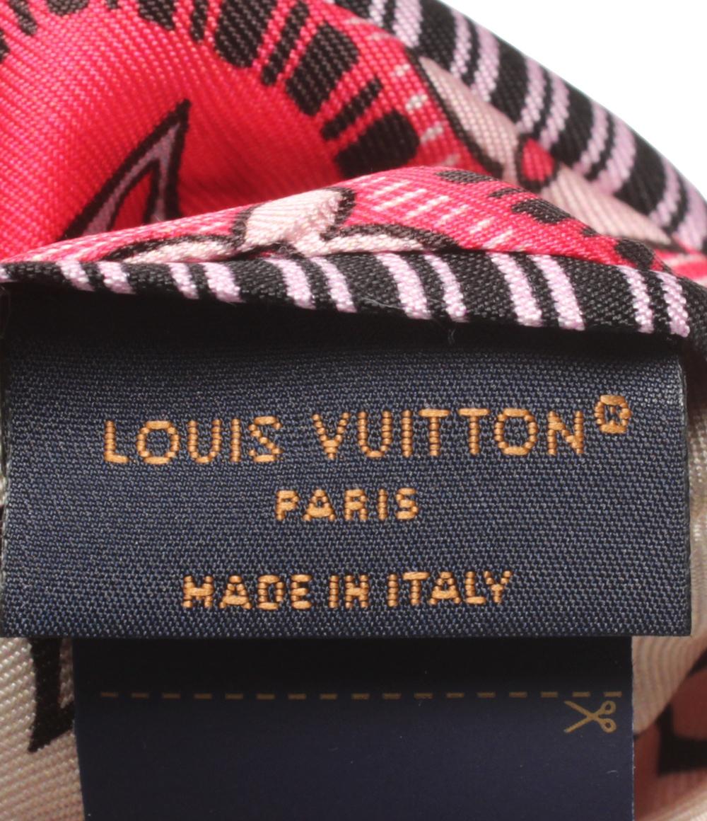 美品 LOUIS VUITTON シュシュ シルク100％ シュシュ・モノグラム タイルズ M78435 レディース ルイ・ヴィトン