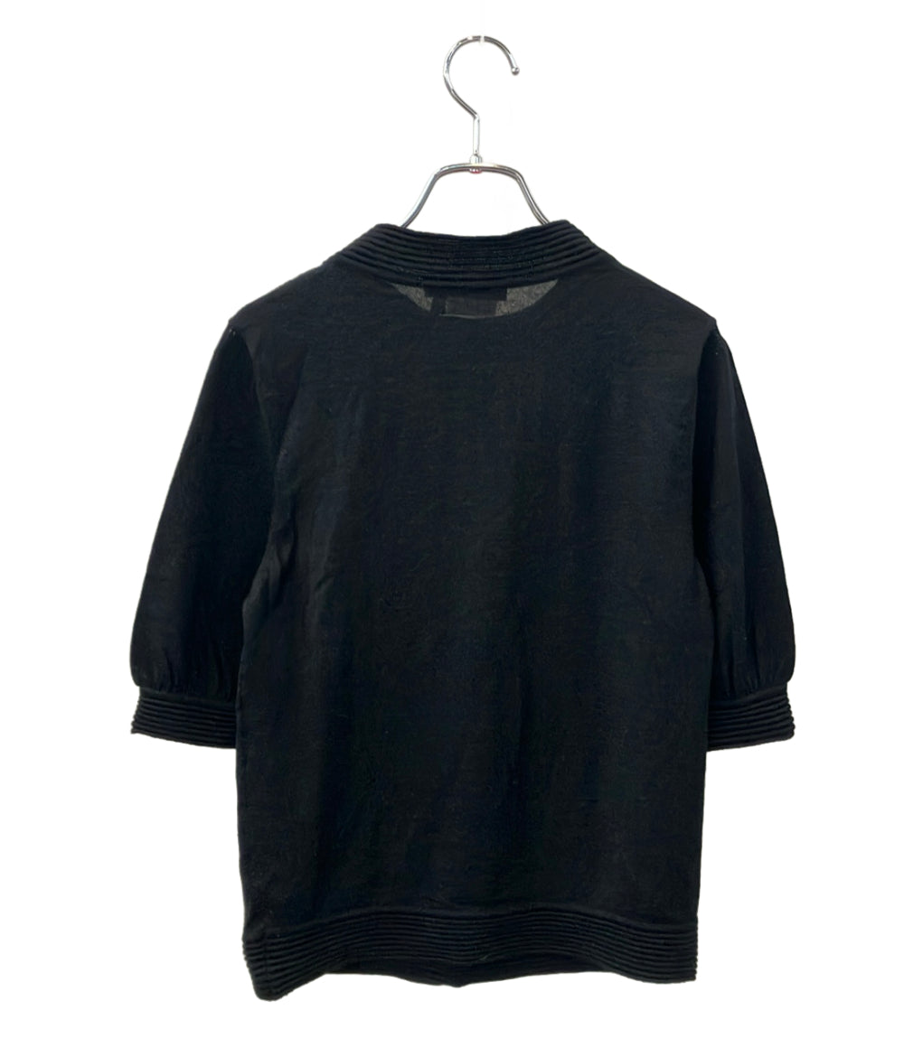Salvatore Ferragamo 半袖ニット クールネック レディース SIZE S サルヴァトーレフェラガモ