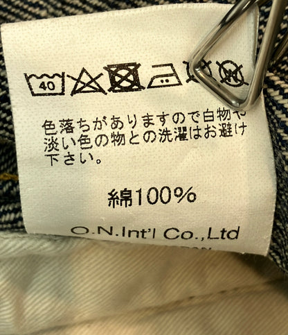 ONI DENIM デニムジャケット ボタン 16oz 天然藍ロープ染色デニム 鬼極 ワンウォッシュ ONI-02527P-KIWAM メンズ SIZE 38 (M) 鬼デニム