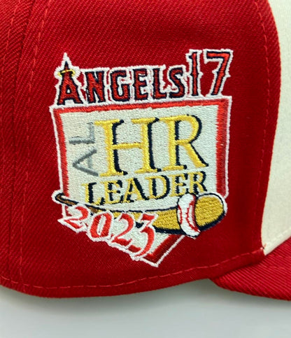 美品 ニューエラ キャップ 野球 MLB LAエンゼルス 大谷翔平 17 2023本塁打王記念 メンズ NEW ERA