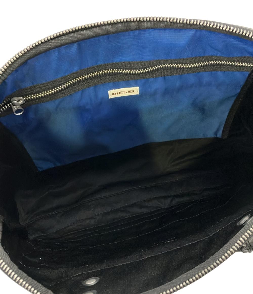 DIESEL 2WAY ビジネスバッグ ブリーフケース ショルダーバッグ 斜め掛け メッシュ メンズ ディーゼル