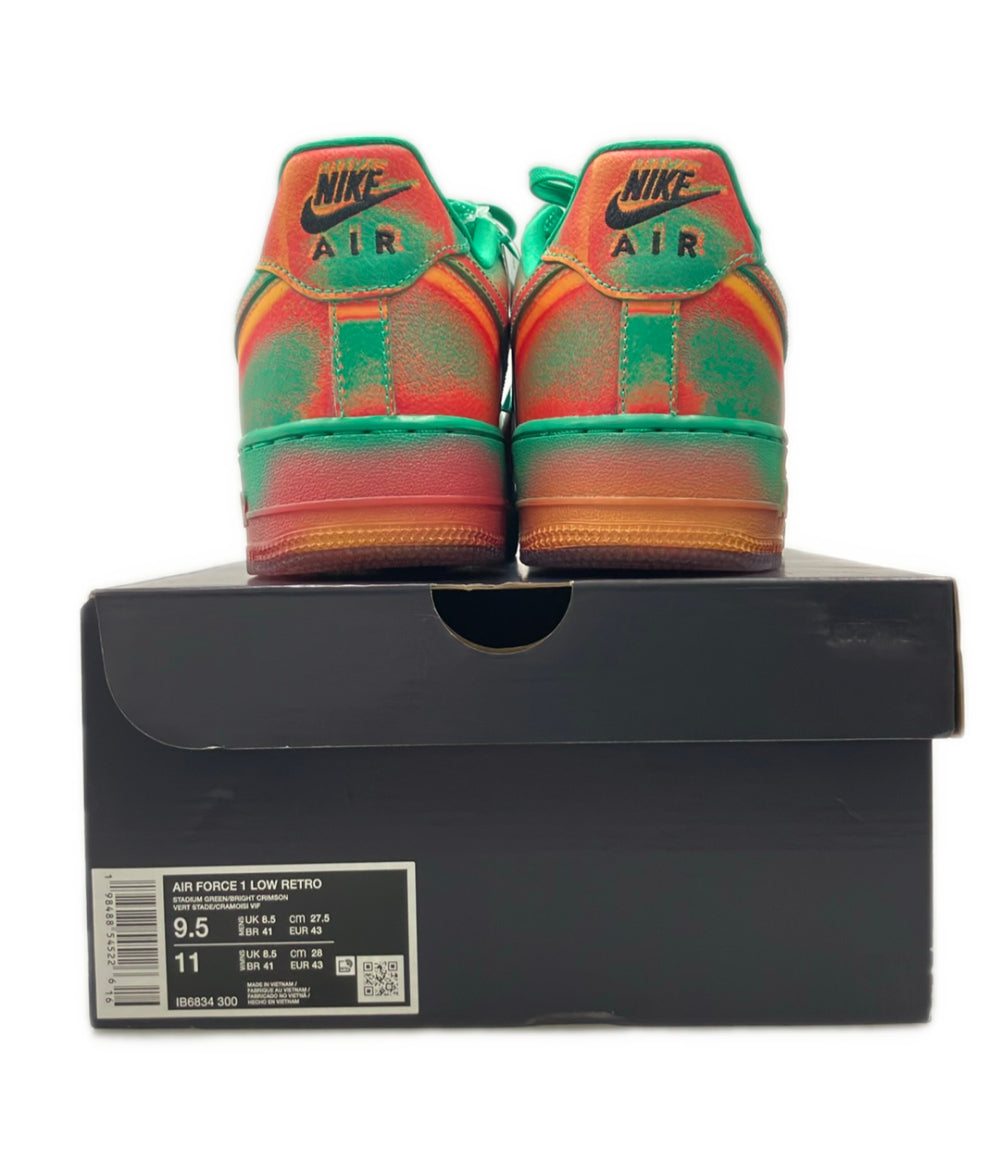 美品 NIKE ローカットスニーカー エア フォース 1 LOW レトロ IB6834-300 メンズ SIZE 27.5 ナイキ