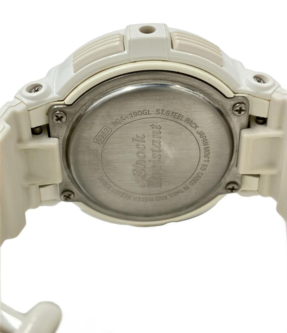 カシオ 腕時計 BABY-G クオーツ ブルー BGA-190GL レディース CASIO