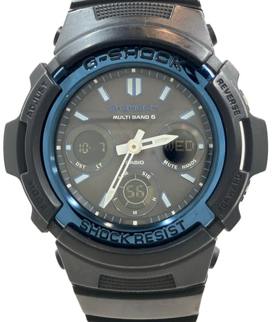 CASIO 腕時計 G-SHOCK ソーラー ブラック AWG-M100A メンズ カシオ