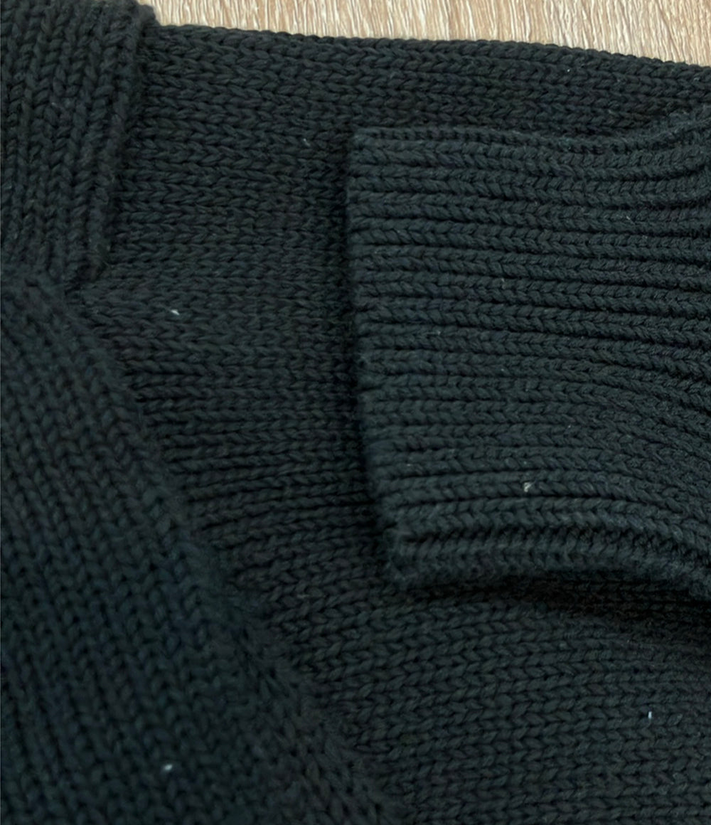 COMME des GARCONS 長袖カーディガン パッチワーク ダメージ加工 WO-N007 メンズ SIZE M コムデギャルソン