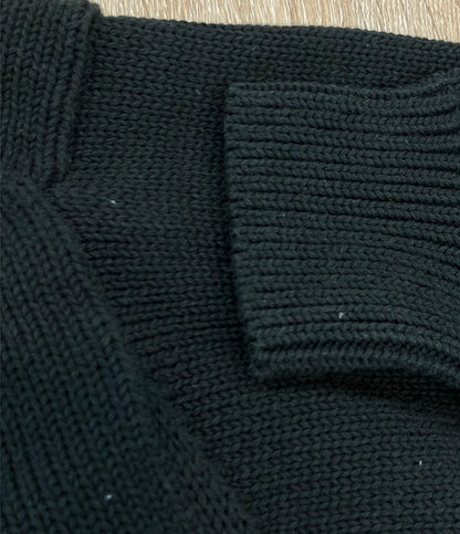 COMME des GARCONS 長袖カーディガン パッチワーク ダメージ加工 WO-N007 メンズ SIZE M コムデギャルソン