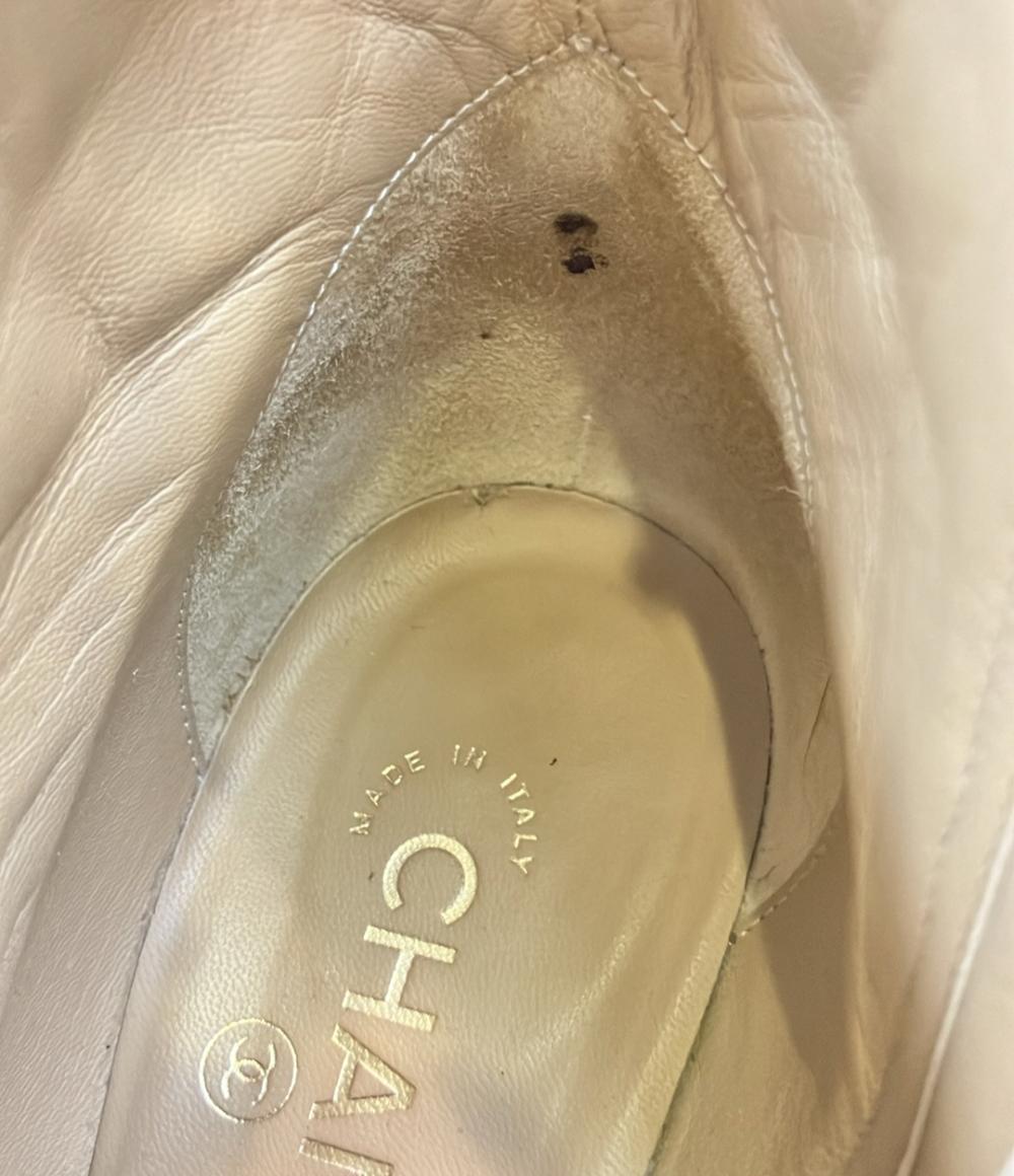 CHANEL ショートブーツ ボア マトラッセ レディース SIZE 37 1/2 C (L) シャネル
