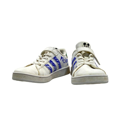 アディダス ローカットスニーカー × ディズニー グランドコート GZ3319 キッズ SIZE 19.0 (M) adidas