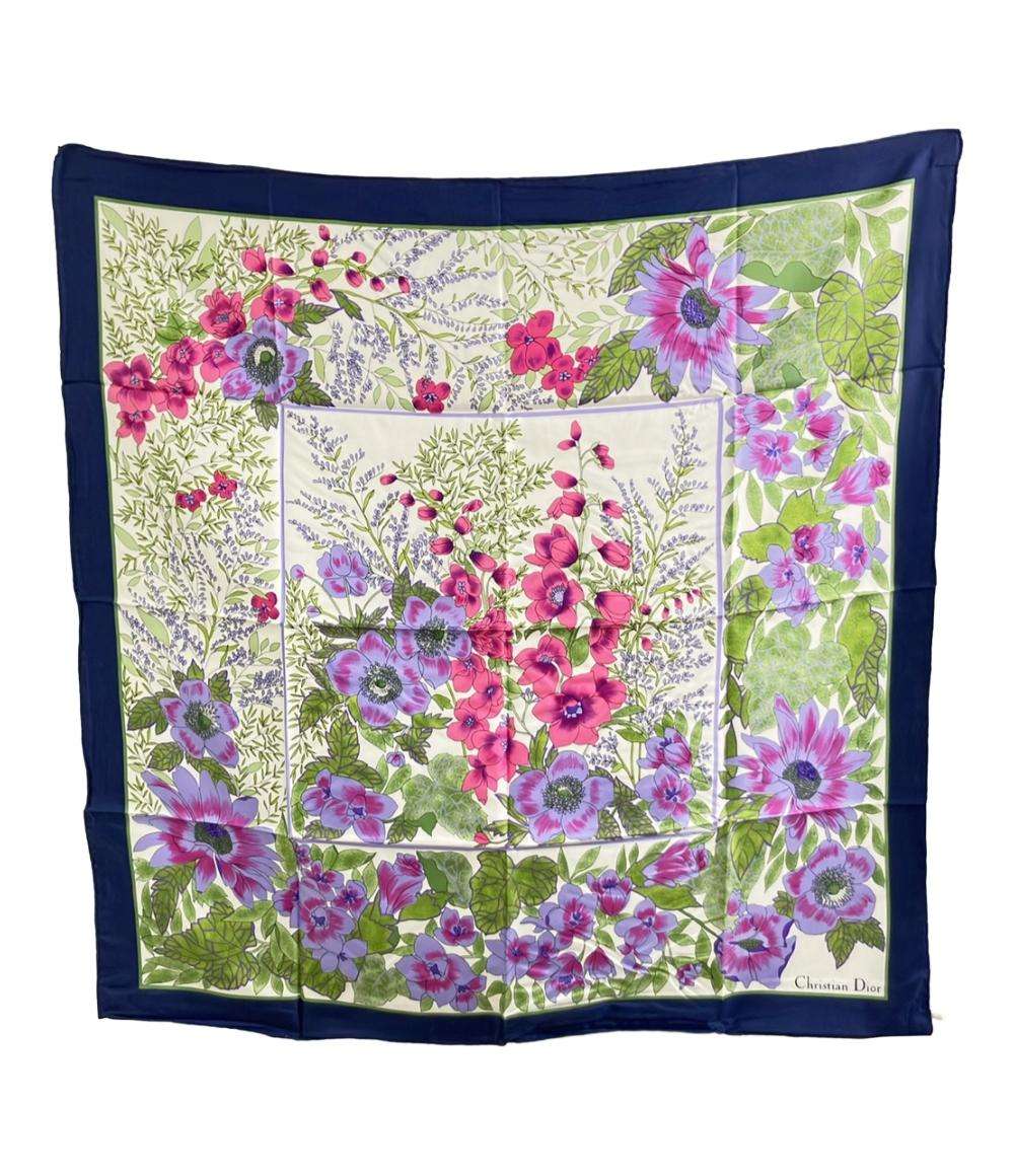 美品 Christian Dior スカーフ シルク100% レディース クリスチャンディオール
