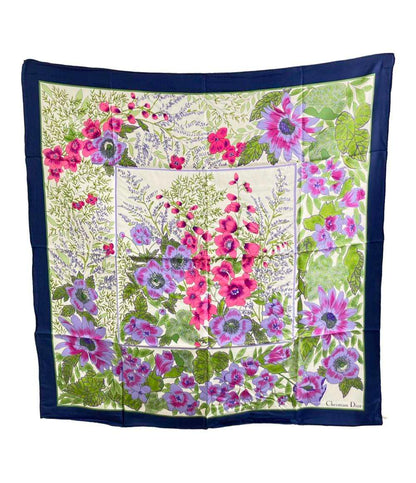 美品 Christian Dior スカーフ シルク100% レディース クリスチャンディオール