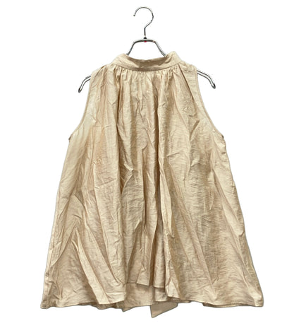 美品 audire Nana shoulder tops ノースリーブブラウス レディース SIZE S アウディーレ