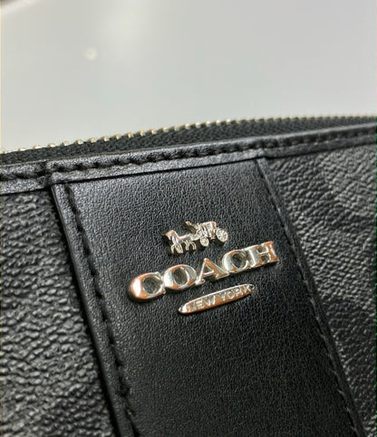 COACH ラウンドファスナー長財布 シグネチャー F54630 レディース コーチ