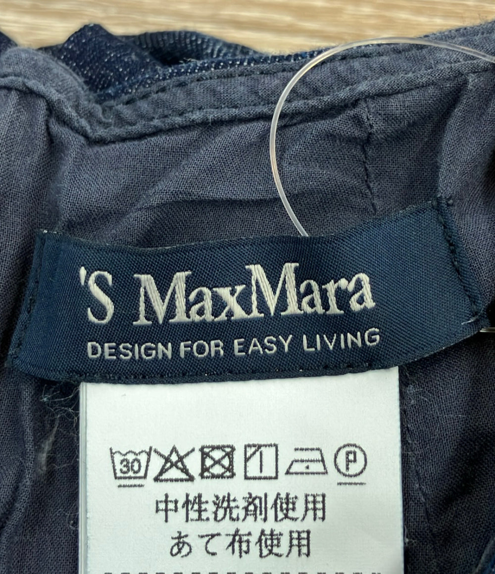 S MAX MARA デニム ノースリーブワンピース 24292260216 レディース SIZE 38 (M) エスマックスマーラ