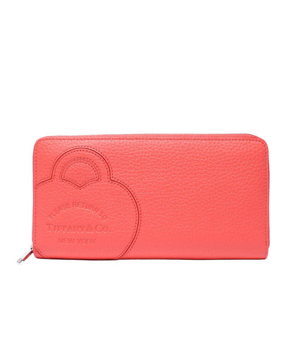 美品 ティファニー ラウンドファスナー長財布 リターントゥティファ ニー レディース TIFFANY&Co.