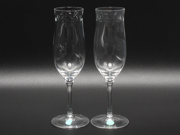 TIFFANY&Co. シャンパングラス 2点セット ペア スウィング ティファニー