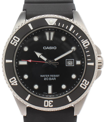 CASIO 腕時計 クオーツ ブラック MDV-107 メンズ カシオ