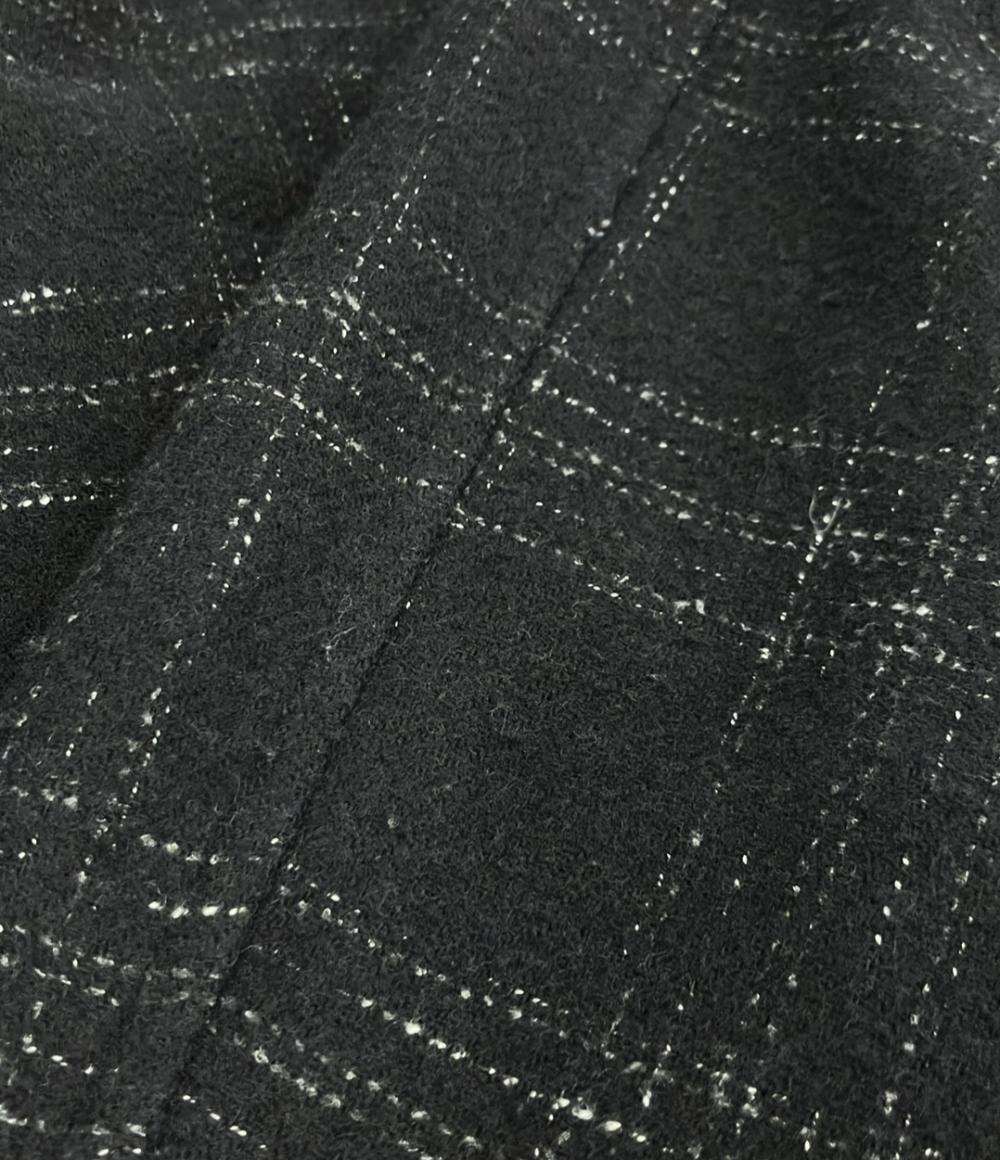 CANALI black edition チェック柄 コート メンズ SIZE 52 (XL) カナーリ ブラック エディション