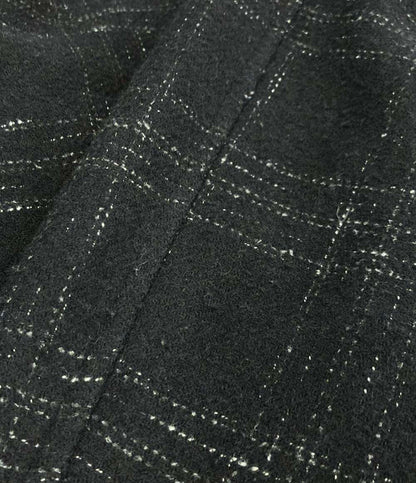 CANALI black edition チェック柄 コート メンズ SIZE 52 (XL) カナーリ ブラック エディション