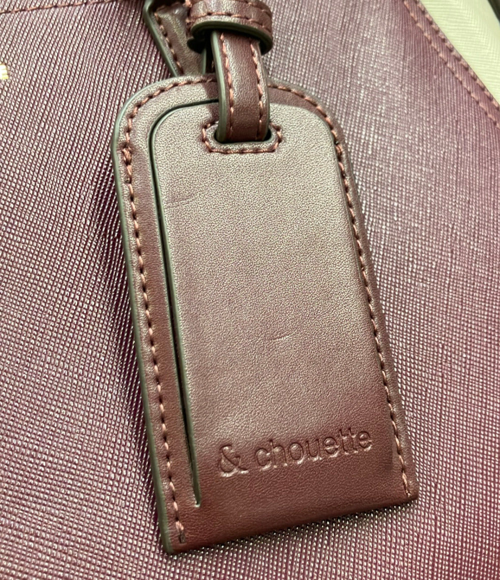 美品 AND CHOUETTE 2way ハンドバッグ ショルダーバッグ 肩掛け 斜め掛け レディース アンドクチュール