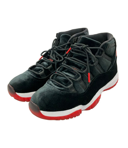 美品 NIKE ミッドカットスニーカー Air Jordan 11 Bred Velvet DB5457-061 レディース SIZE 27.5 ナイキ