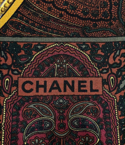 CHANEL スカーフ シルク100%  ペイズリー柄 レディース シャネル