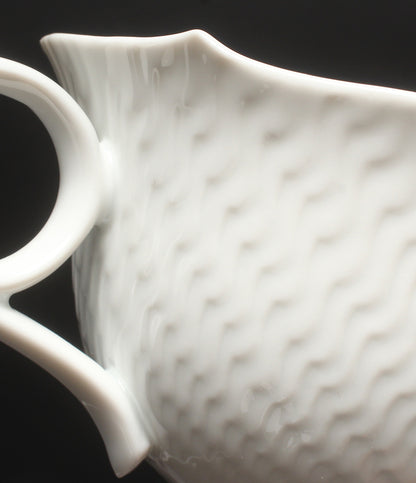 美品 Meissen カップ＆ソーサー 2客セット ペア 波の戯れ マイセン