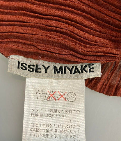 ISSEY MIYAKE 長袖Tシャツ プリーツ カットソー IM63-FJ926 レディース SIZE L イッセイミヤケ