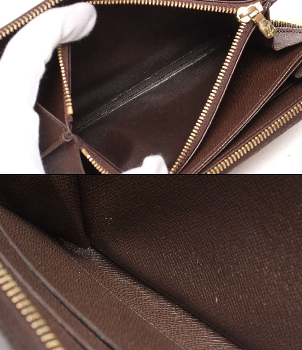 LOUIS VUITTON ラウンドファスナー長財布 ジッピーウォレット ダミエ N60015 レディース メンズ ルイ・ヴィトン