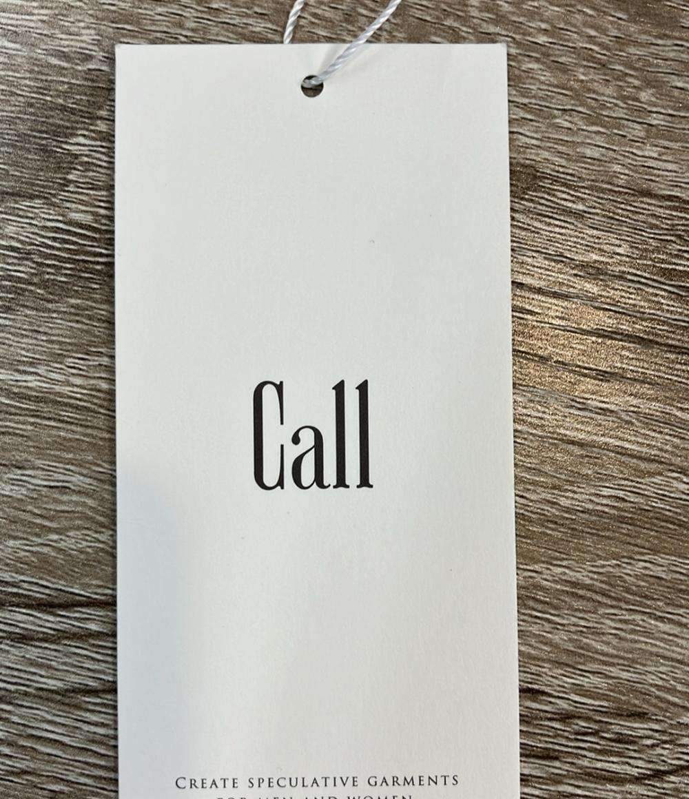 美品 Call パンツ BACK ZIP TROUSERS 近年モデル CL007PT01 メンズ SIZE 1 (S) コール