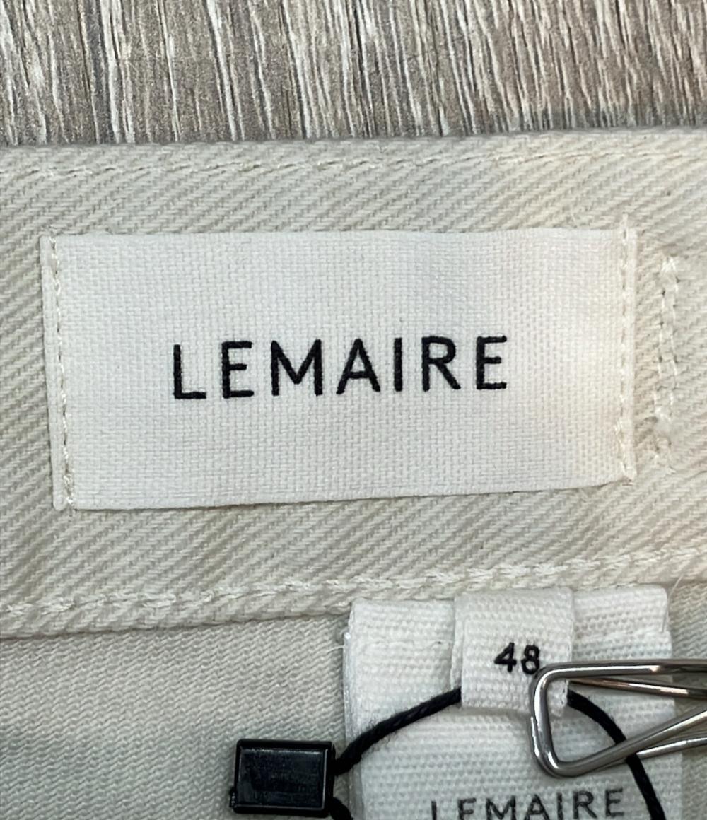美品 LEMAIRE コットンパンツ ワイド デニム CURVED 5 POCKET PANTS 2680006258759 メンズ SIZE 48 (L) ルメール