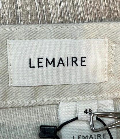 美品 LEMAIRE コットンパンツ ワイド デニム CURVED 5 POCKET PANTS 2680006258759 メンズ SIZE 48 (L) ルメール