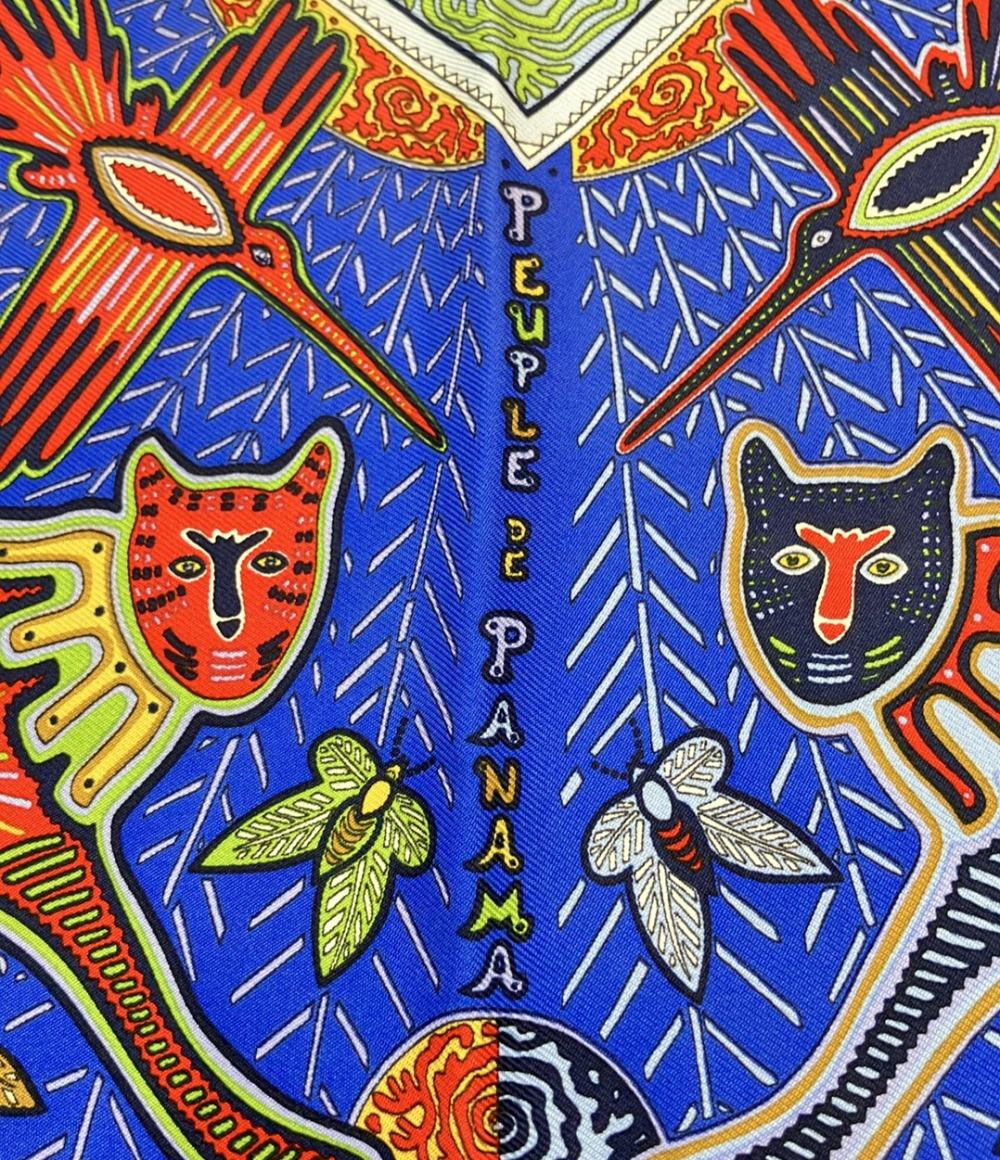 エルメス スカーフ プチカレ シルク 100% パナマのクナ族の伝説