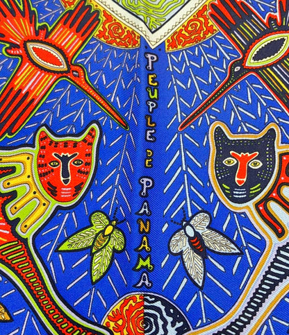 エルメス スカーフ プチカレ シルク 100% パナマのクナ族の伝説 レディース HERMES
