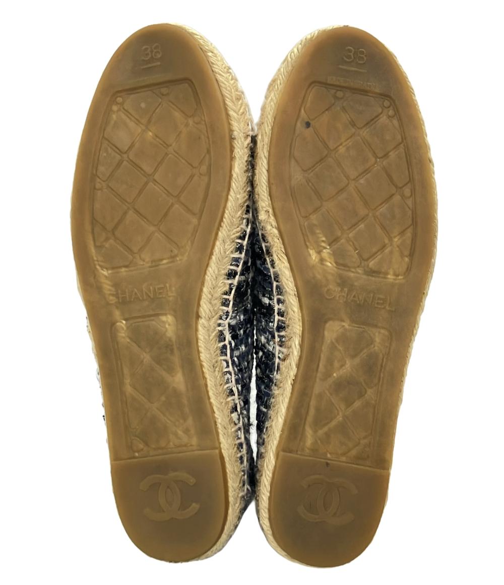 シャネル エスパドリーユ レディース SIZE 38 (XL) CHANEL – Rehello 