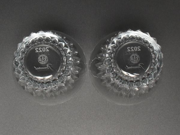 美品 Baccarat イヤータンブラー グラス 2点セット ペア バカラ