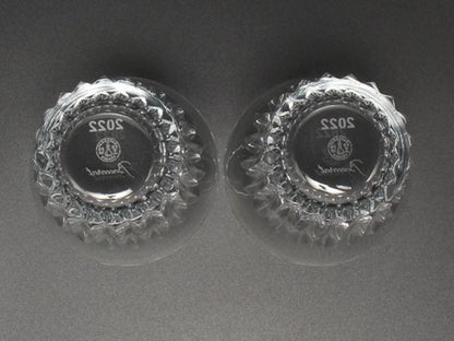 美品 Baccarat イヤータンブラー グラス 2点セット ペア バカラ