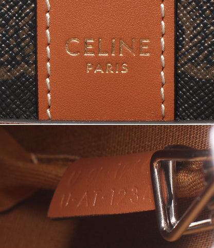 CELINE ショルダーバッグ 肩掛け 斜め掛け スモールバケット トリオンフキャンバス 191442 レディース セリーヌ