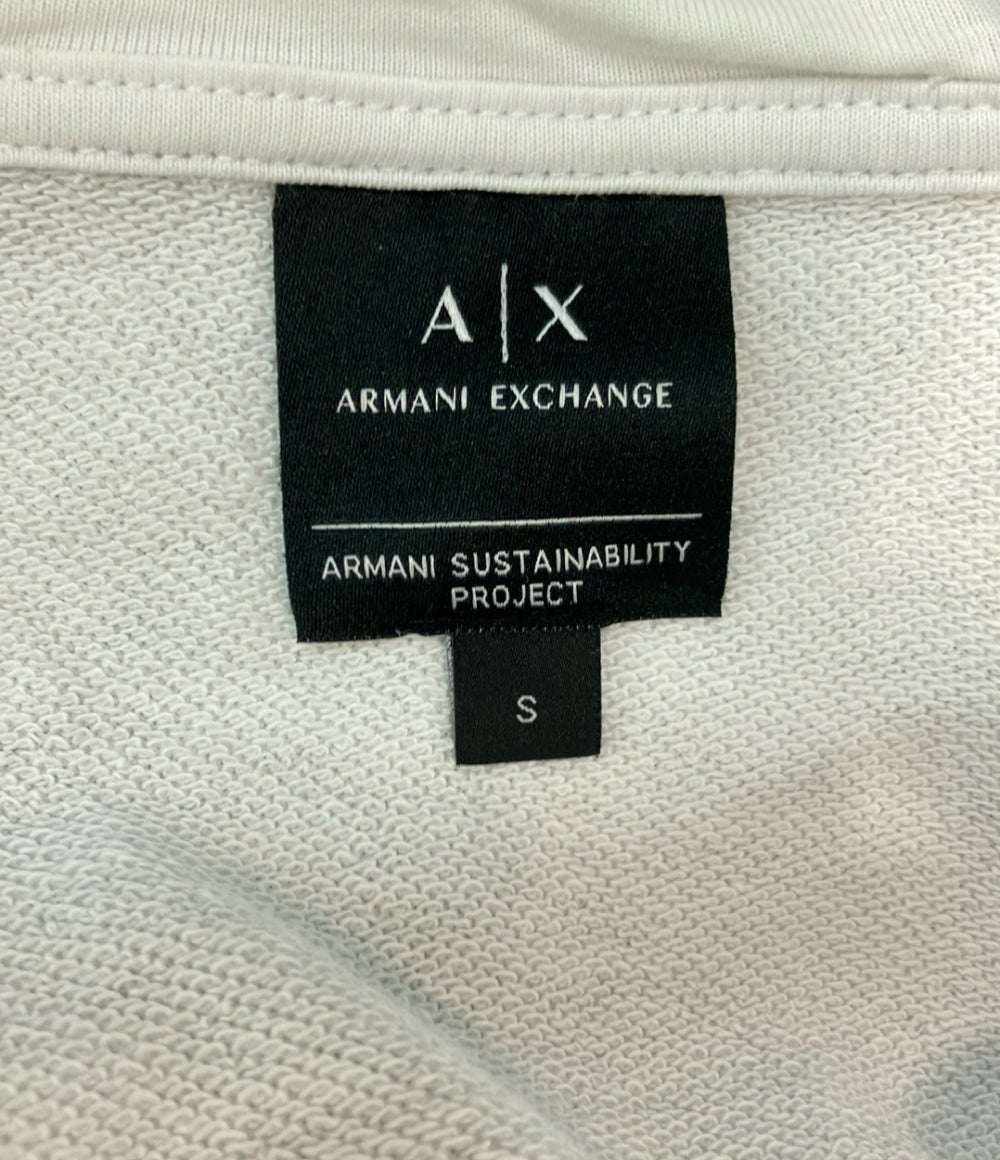 ARMANI EXCHANGE パーカー 長袖 スウェット ダブルジップアップ メンズ SIZE S アルマーニエクスチェンジ