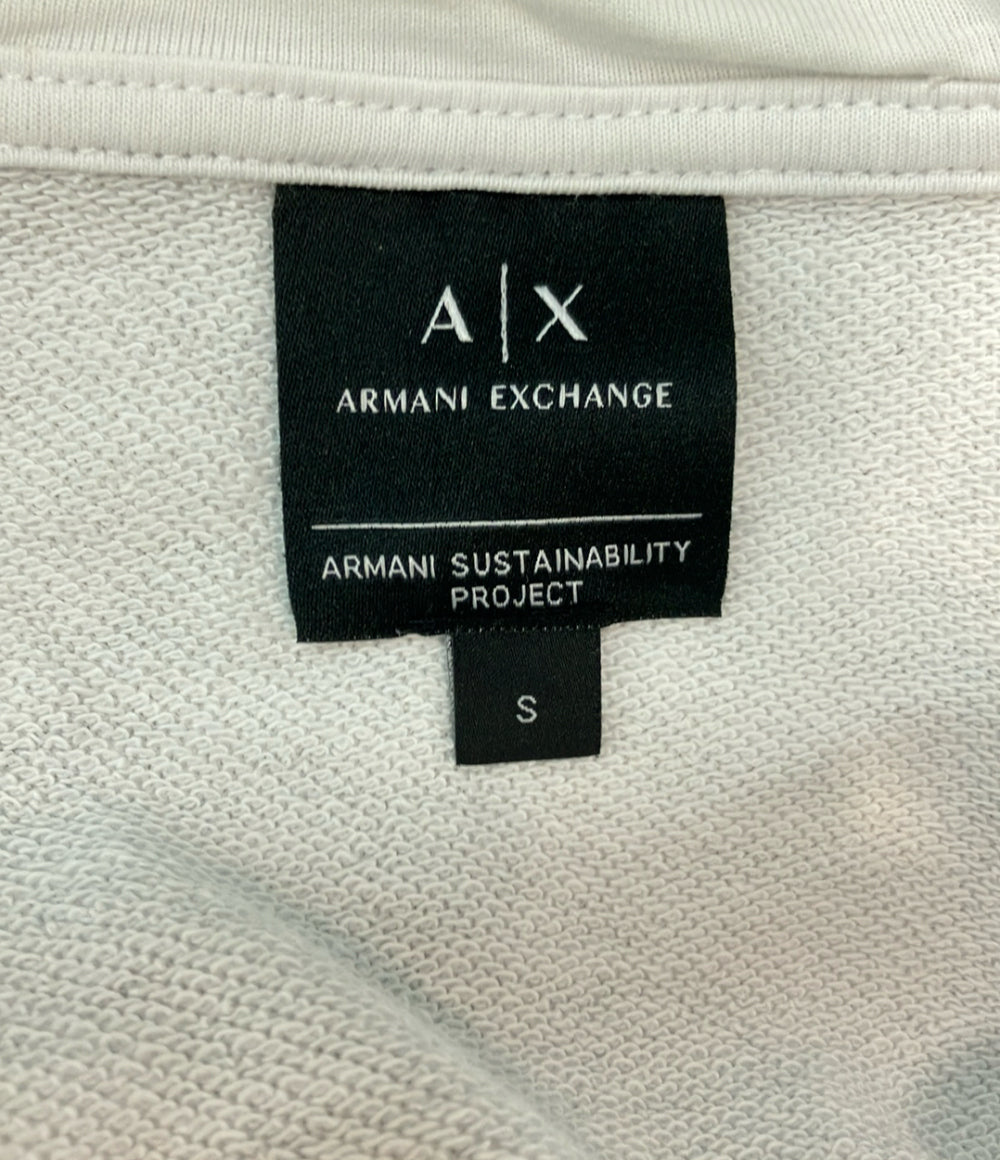 ARMANI EXCHANGE パーカー 長袖 スウェット ダブルジップアップ メンズ SIZE S アルマーニエクスチェンジ