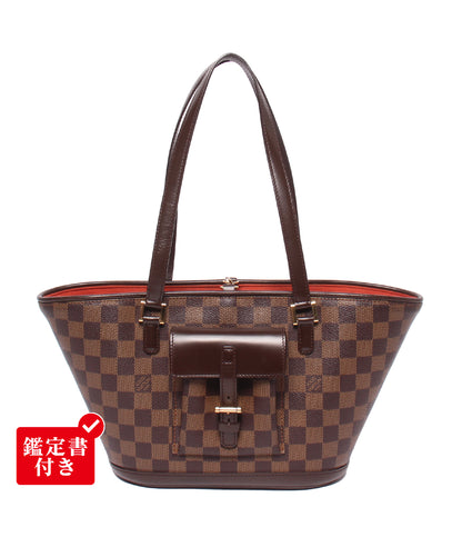 LOUIS VUITTON トートバッグ ショルダーバッグ 肩掛け マノスク PM ダミエ エベヌ N51121 レディース ルイ・ヴィトン