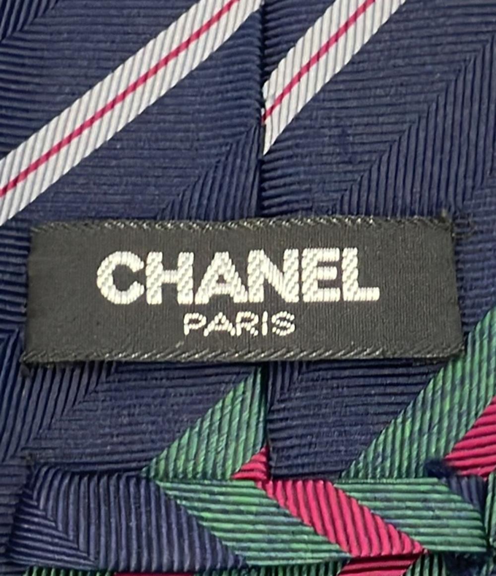 シャネル ネクタイ シルク100% メンズ CHANEL