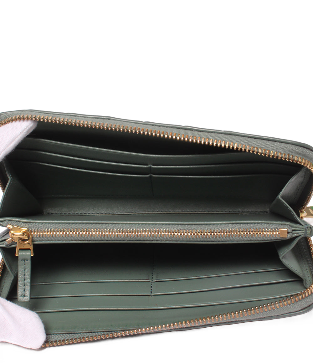 BOTTEGA VENETA ラウンドファスナー長財布 イントレチャート レディース ボッテガ・ヴェネタ