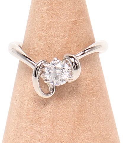 美品 リング 指輪 Pt900 ダイヤ 0.426ct レディース SIZE 10号
