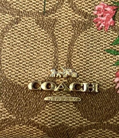 コーチ パスケース コインケース 花柄 シグネチャー C8733 レディース COACH