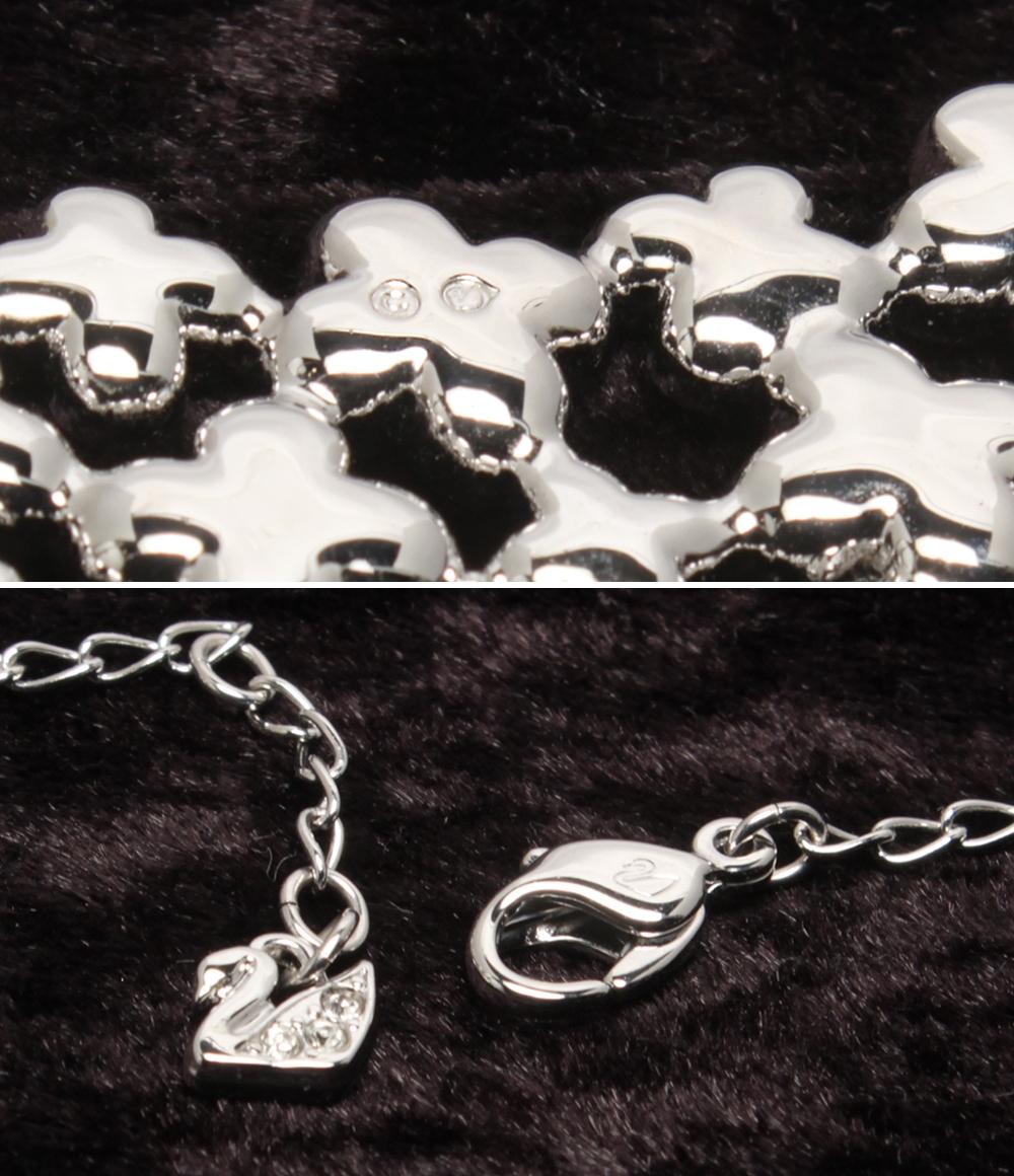 美品 SWAROVSKI チョーカー ネックレス イヤリング 2点セット レディース スワロフスキー