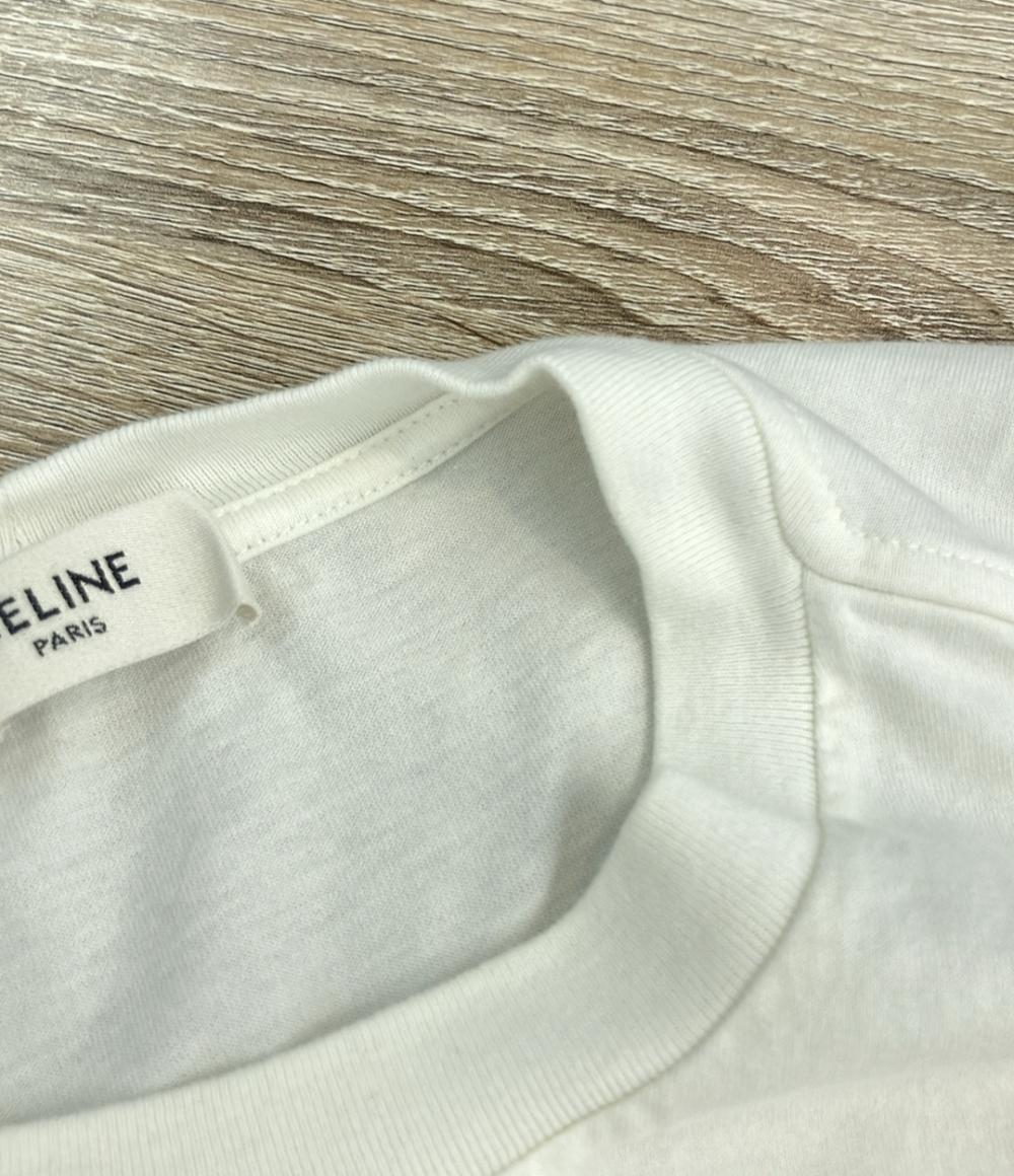CELINE 半袖Tシャツ AVE 57 SKY フォト プリントコットンジャージールーズ 2X43F671Q メンズ SIZE L セリーヌ