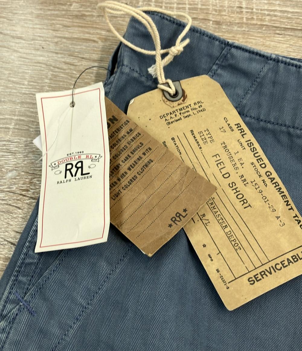 RRL ショートパンツ ウォッシュ加工  ヘリンボーンツイル フィールド OFFICERS SHORT 1519-01-29 メンズ SIZE W34 (L) ダブル アール エル