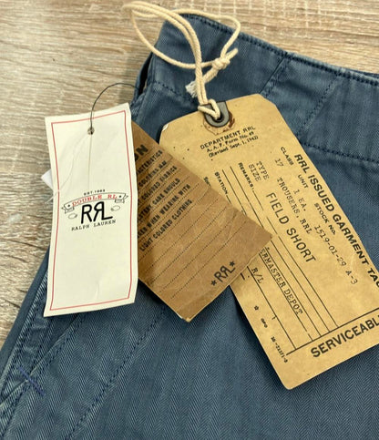 RRL ショートパンツ ウォッシュ加工  ヘリンボーンツイル フィールド OFFICERS SHORT 1519-01-29 メンズ SIZE W34 (L) ダブル アール エル